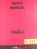 DoAll-Doall C-1220A, CE1220A, Power Saw Parts List and Assembly Manual-C-1220A-CE1220A-01